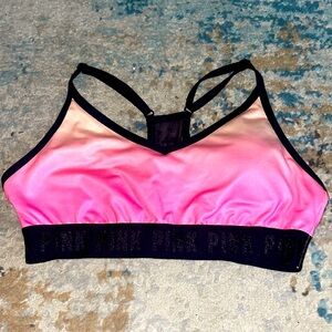 Pink active Sports bra med size